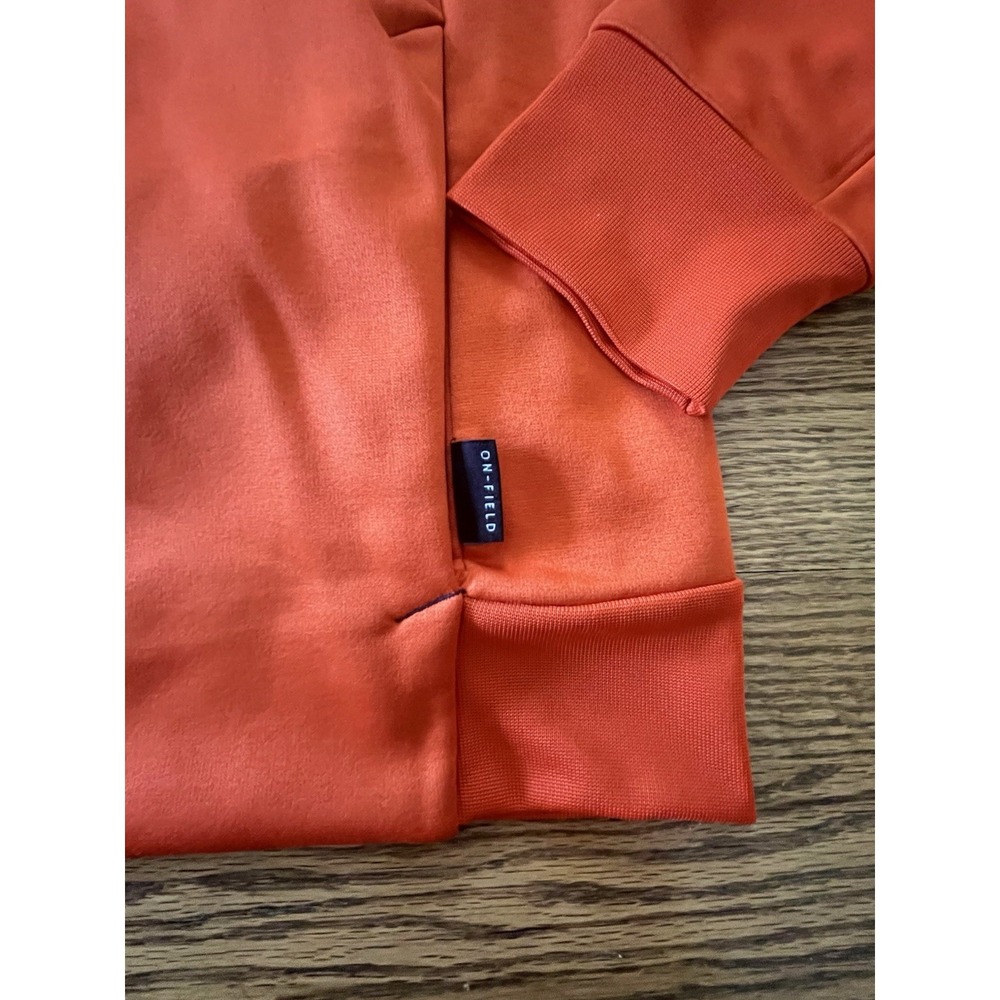 Chicago Bears Nike Mens Medium Orange Sideline Stack Performance Pullover Hoodie - Picture 7 of 10
